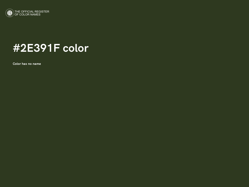 #2E391F color image