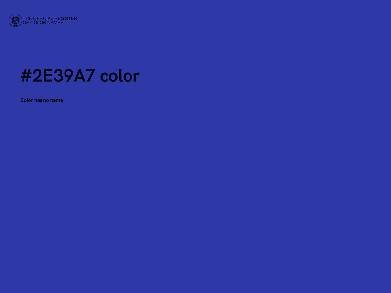 #2E39A7 color image