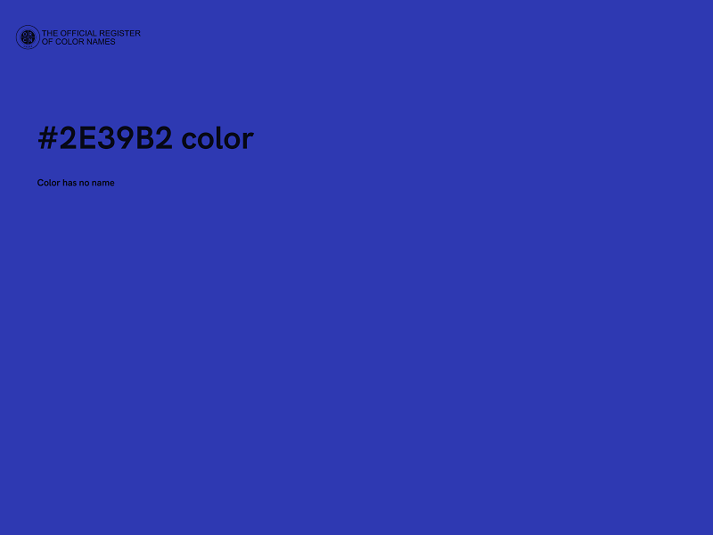 #2E39B2 color image