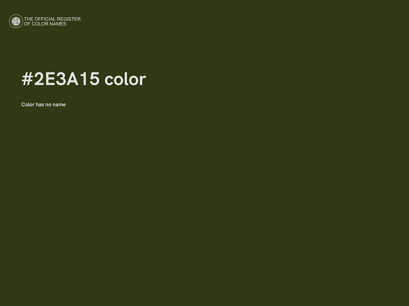 #2E3A15 color image