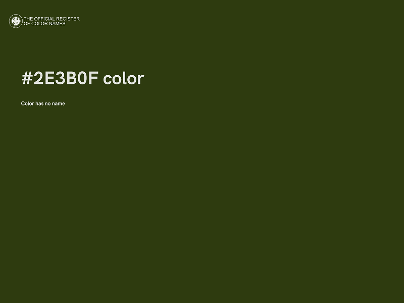 #2E3B0F color image