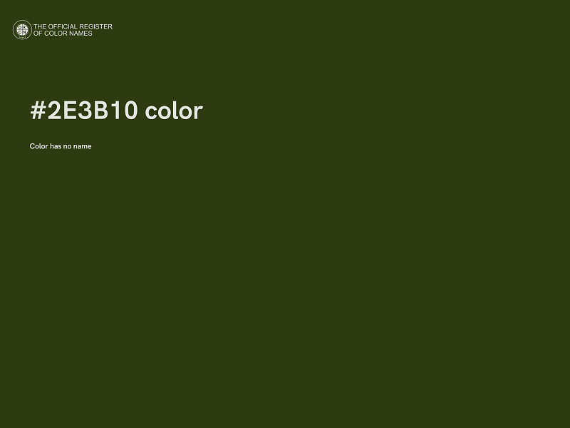 #2E3B10 color image