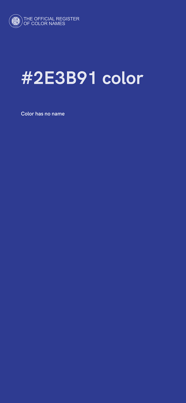 #2E3B91 color image