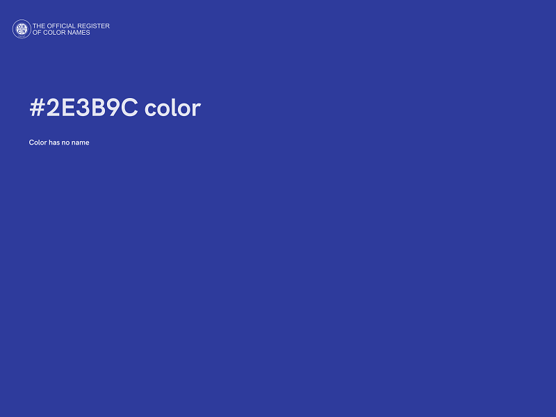 #2E3B9C color image