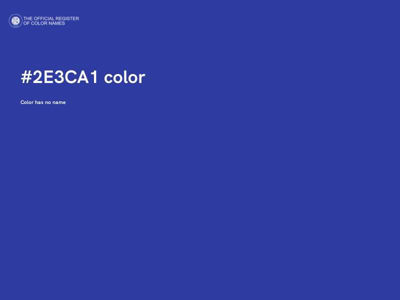 #2E3CA1 color image