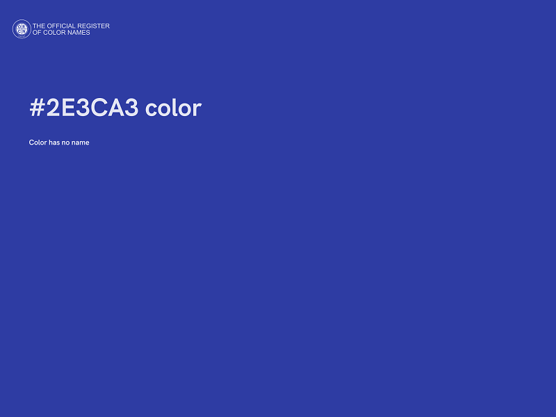 #2E3CA3 color image