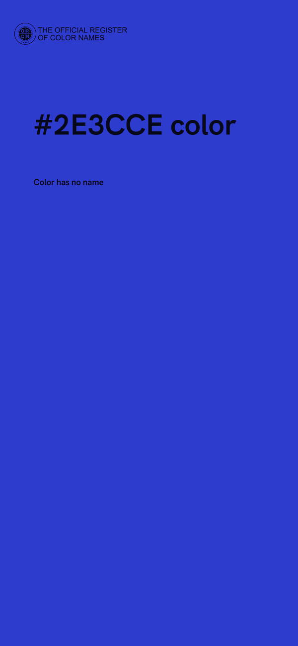 #2E3CCE color image