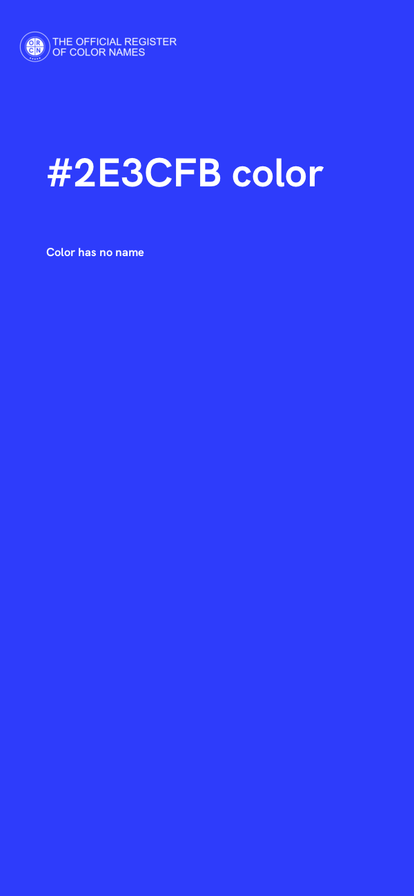 #2E3CFB color image