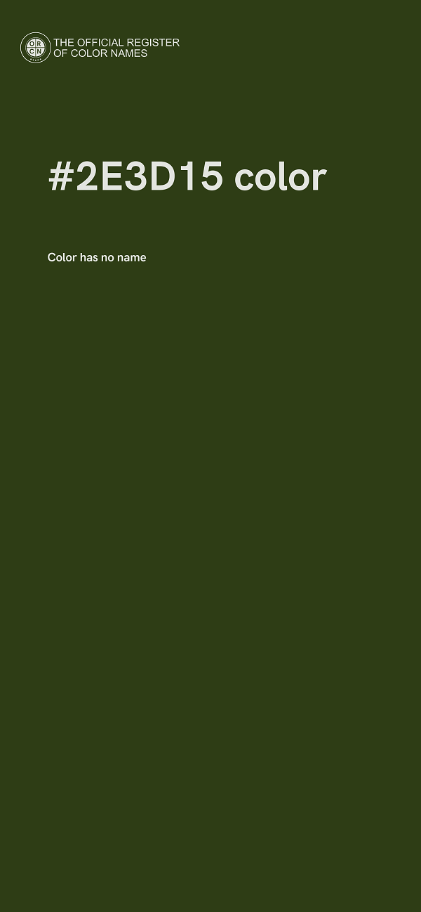 #2E3D15 color image