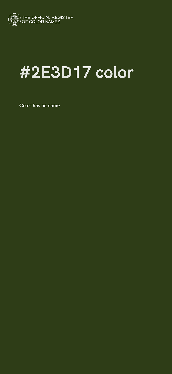 #2E3D17 color image