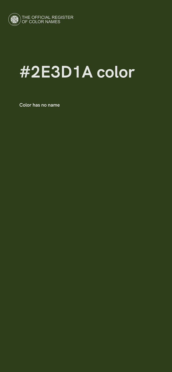 #2E3D1A color image