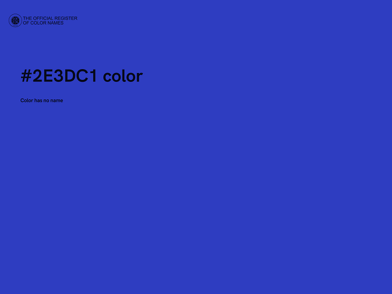 #2E3DC1 color image