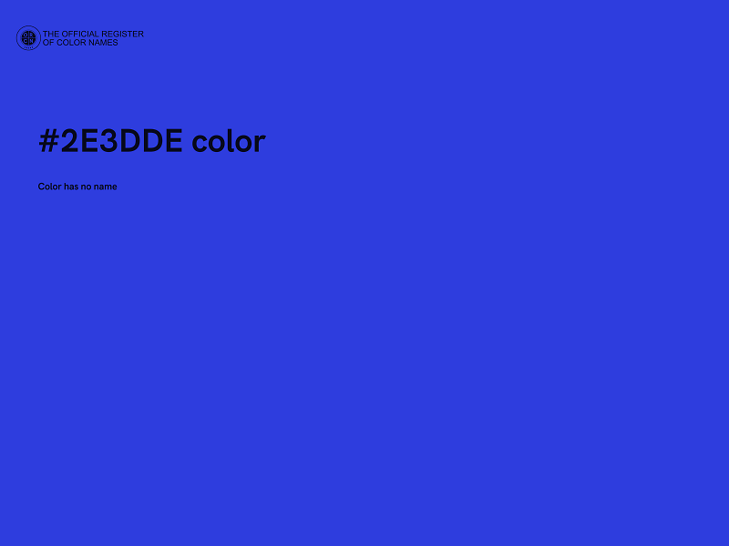 #2E3DDE color image