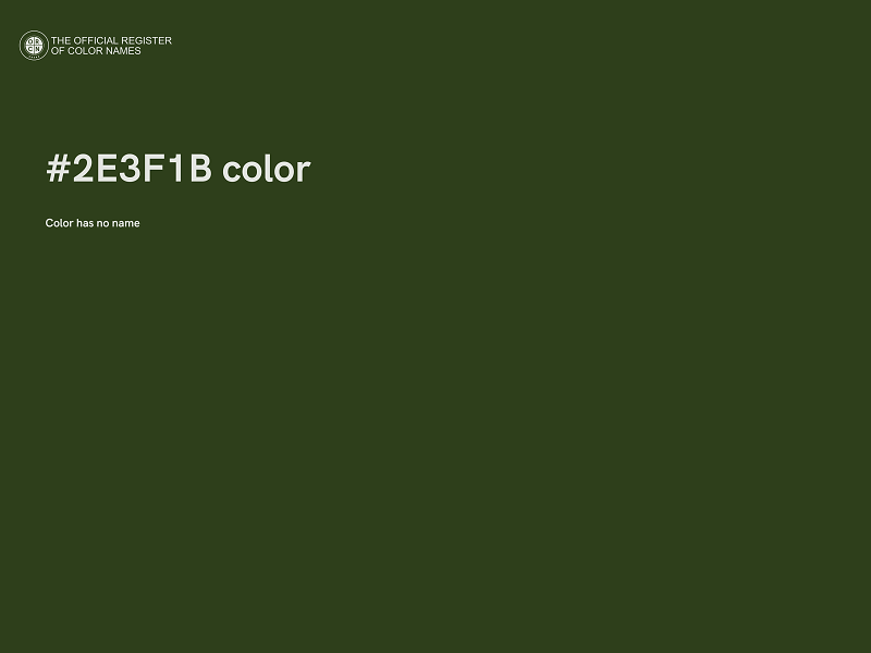 #2E3F1B color image
