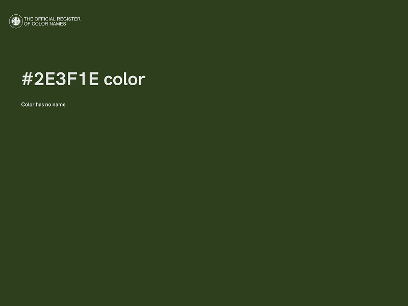 #2E3F1E color image