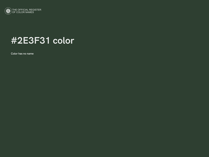 #2E3F31 color image