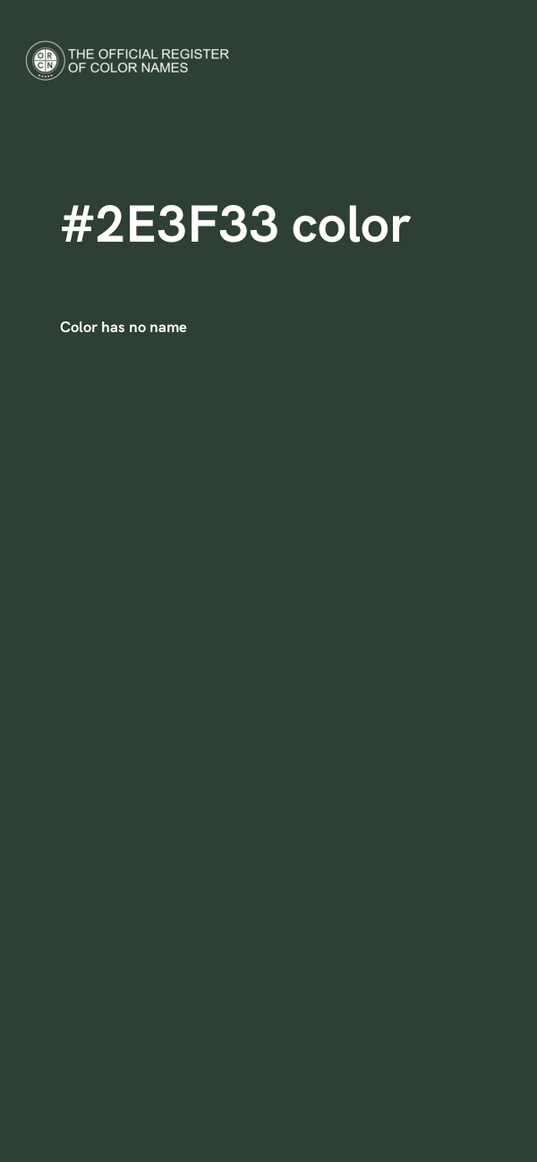 #2E3F33 color image