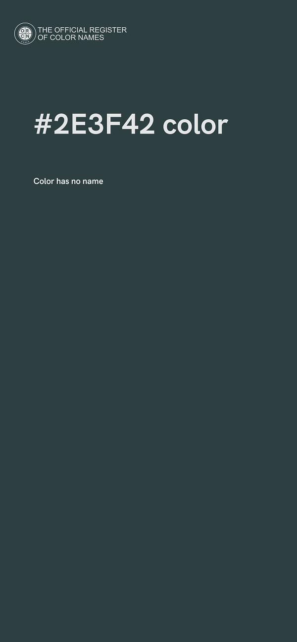 #2E3F42 color image