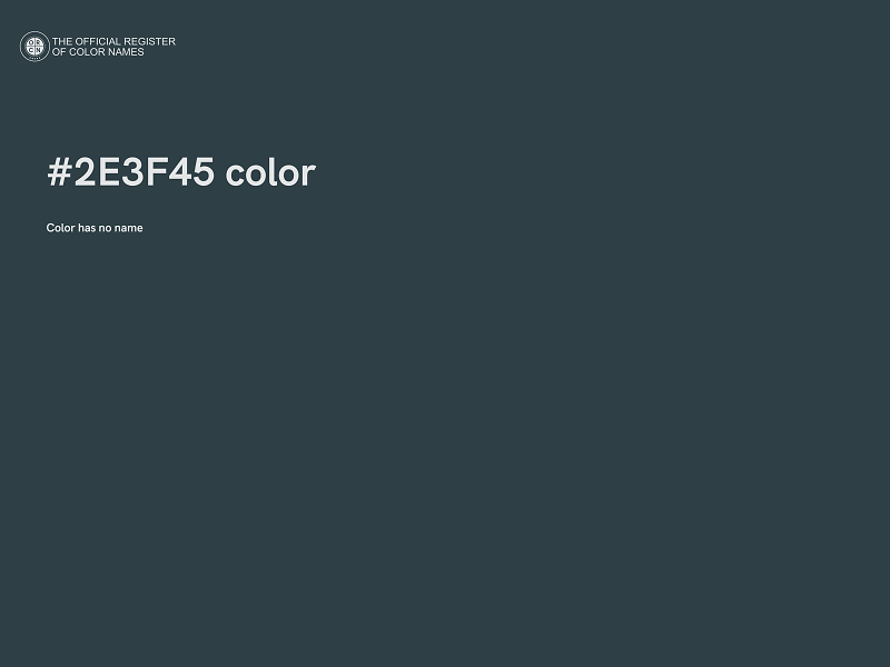 #2E3F45 color image