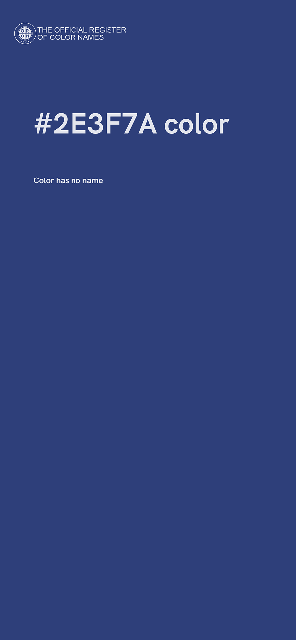 #2E3F7A color image