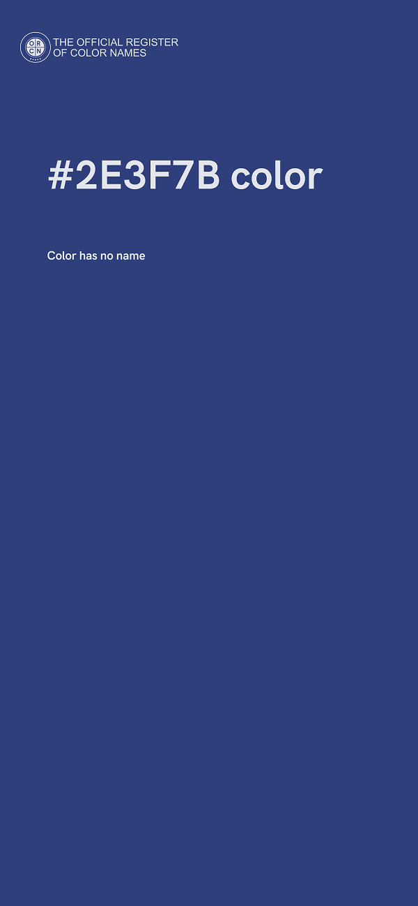 #2E3F7B color image