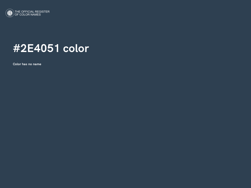 #2E4051 color image