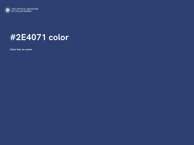 #2E4071 color image