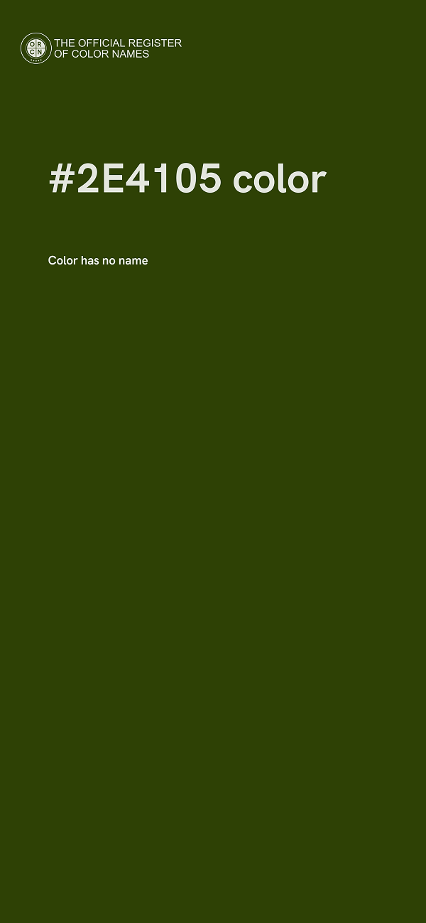 #2E4105 color image