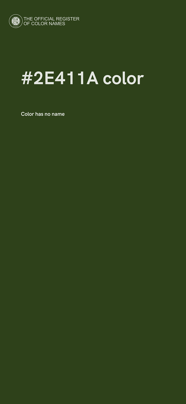 #2E411A color image