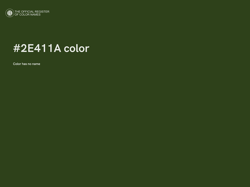 #2E411A color image