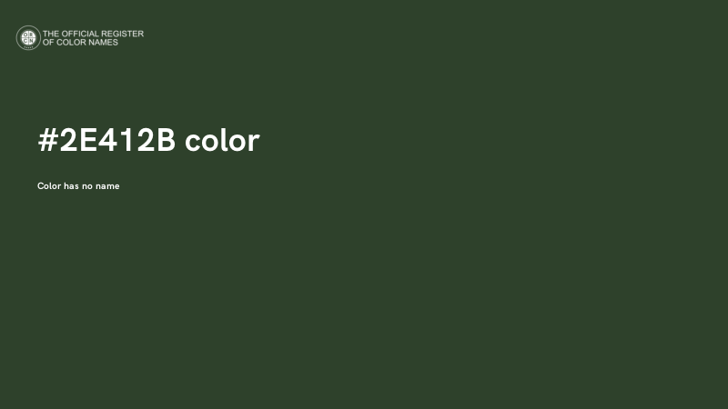 #2E412B color image