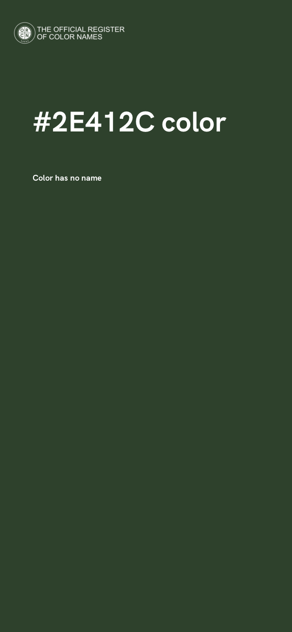 #2E412C color image