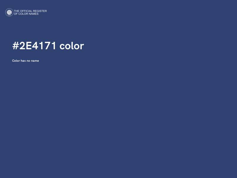#2E4171 color image