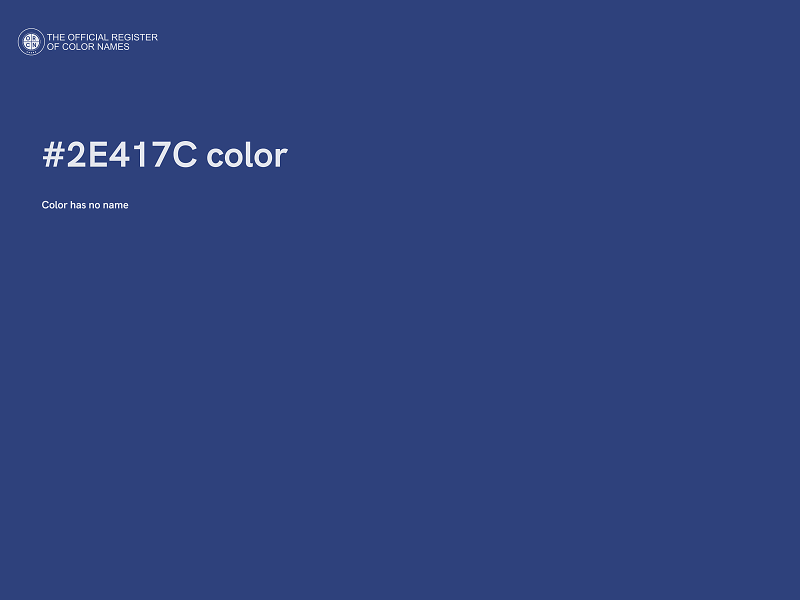 #2E417C color image