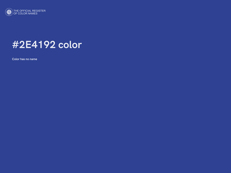 #2E4192 color image
