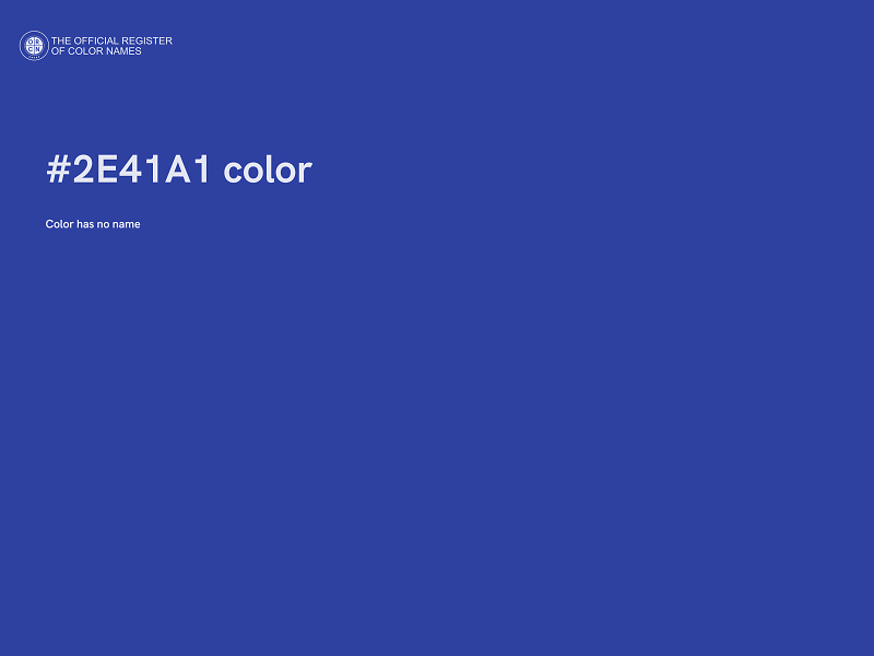 #2E41A1 color image