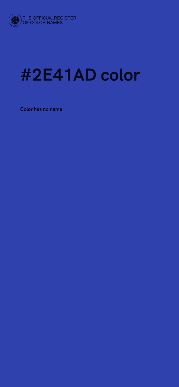 #2E41AD color image