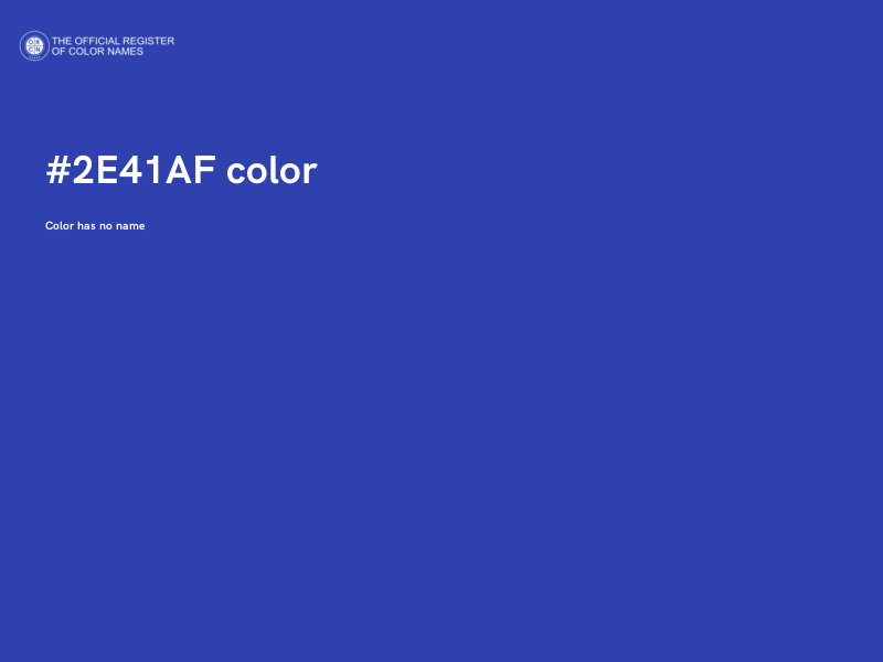 #2E41AF color image