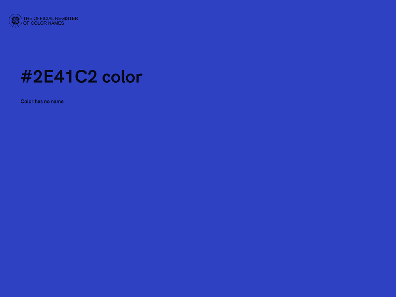 #2E41C2 color image