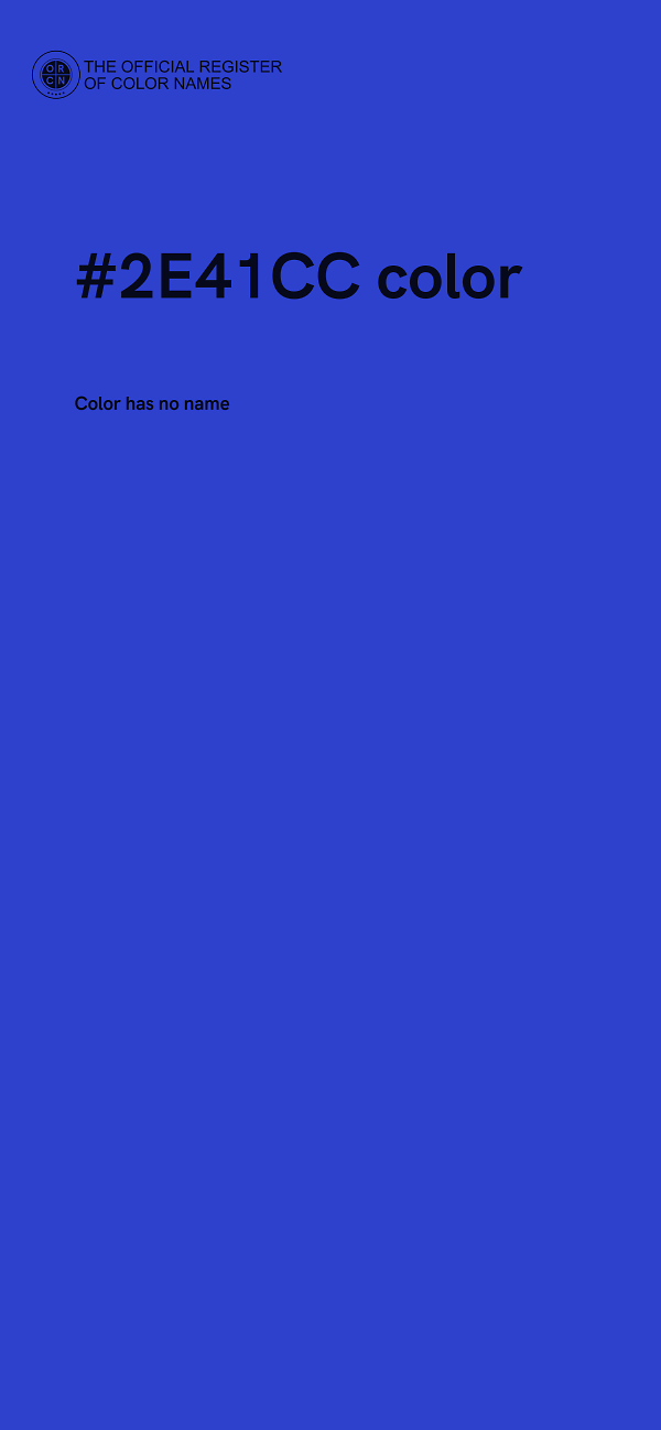 #2E41CC color image