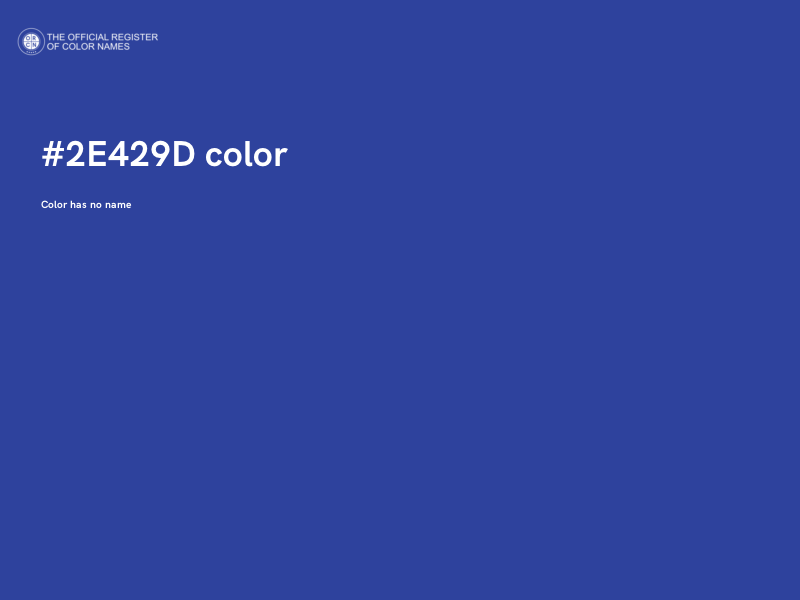 #2E429D color image
