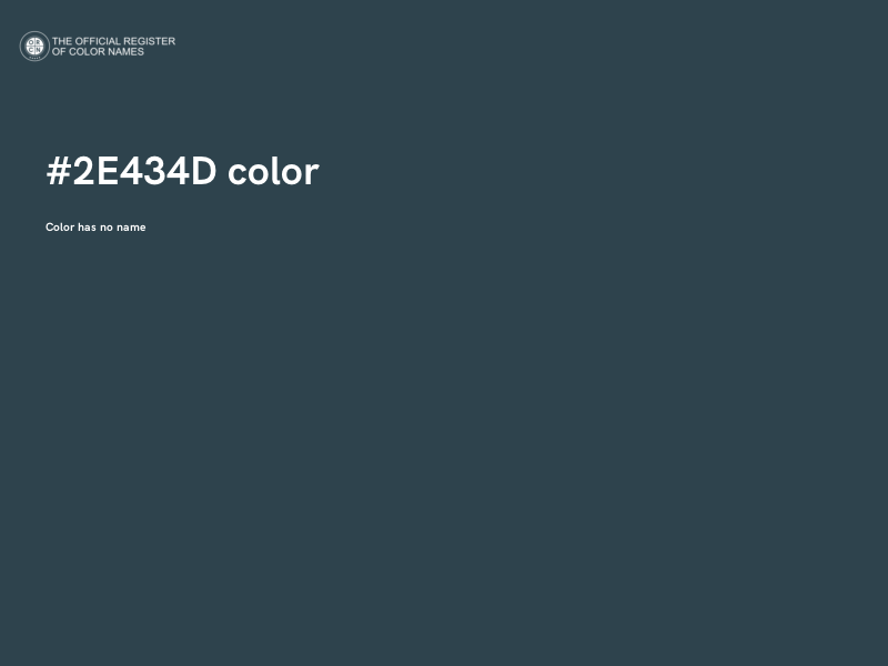 #2E434D color image