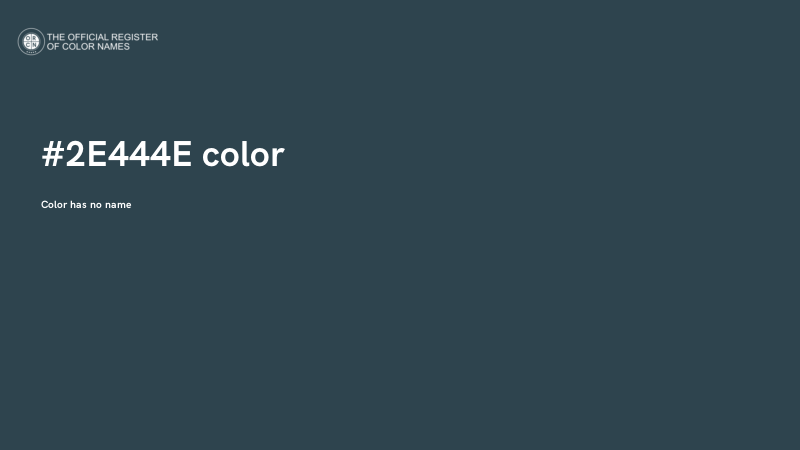 #2E444E color image