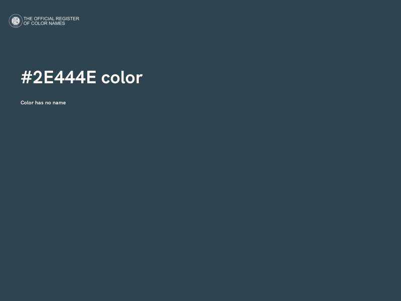 #2E444E color image