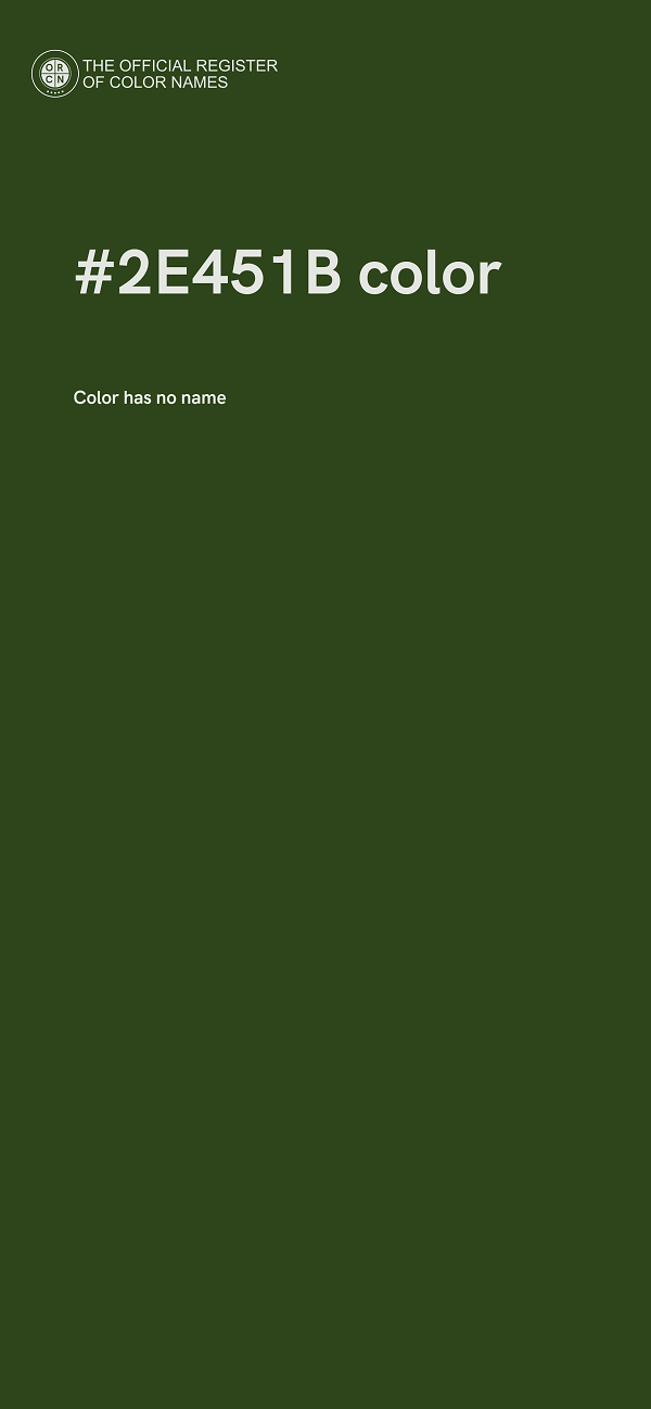 #2E451B color image
