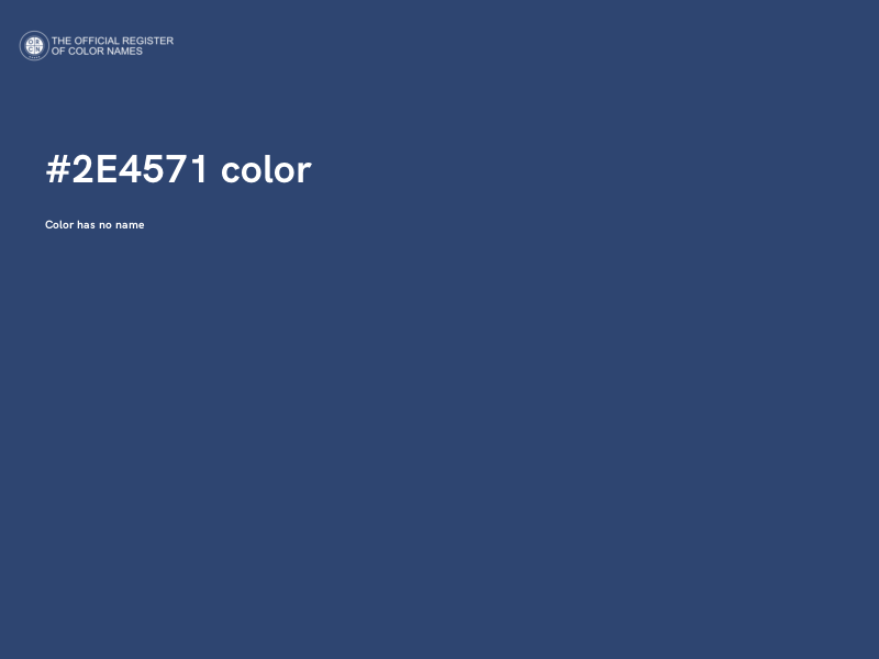 #2E4571 color image