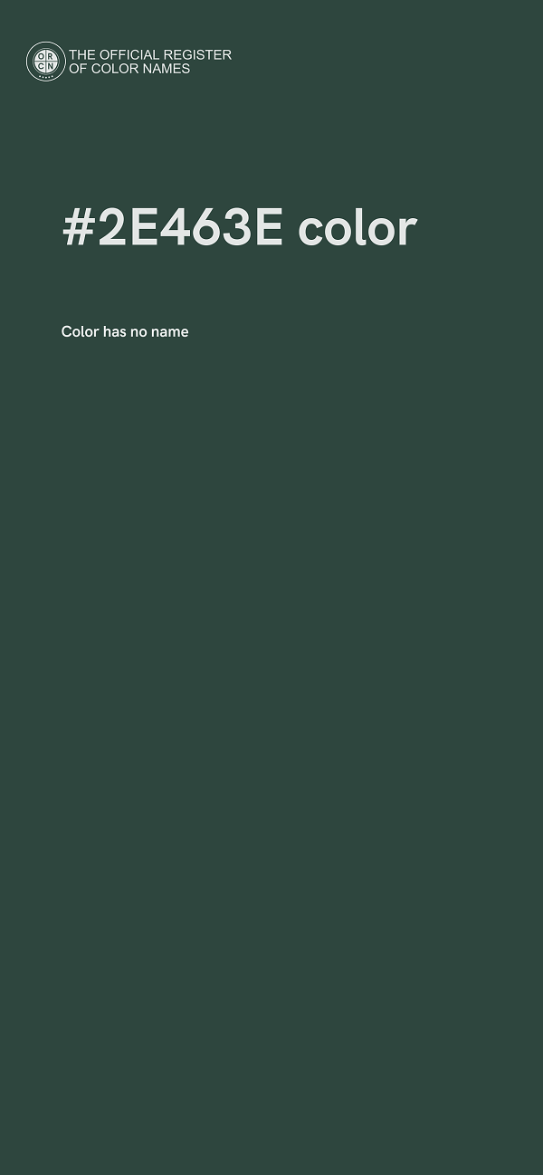 #2E463E color image