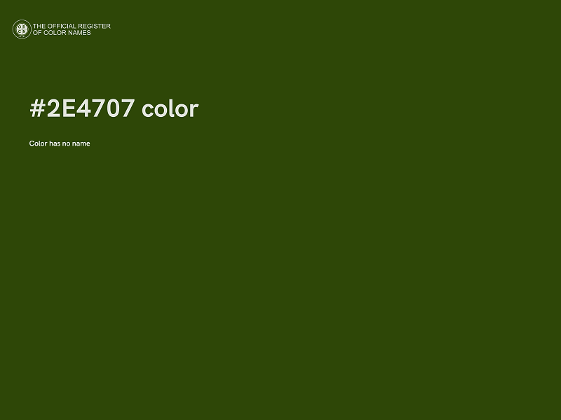 #2E4707 color image