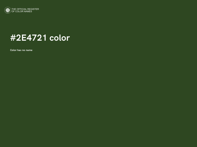 #2E4721 color image