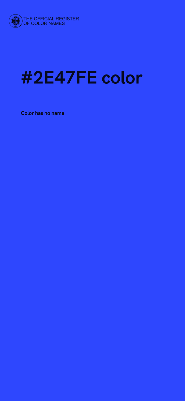 #2E47FE color image